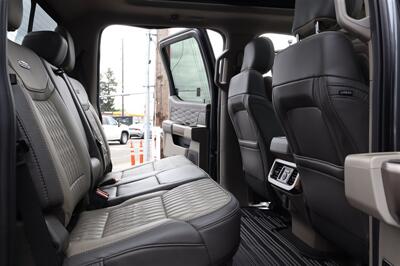 2025 Ford F-250 PLATINUM PLUSE  PLUSE GREY ON TRUFFLE LIFTED DIESEL TRUCK 4X4 LOADED - Photo 29 - Gresham, OR 97030