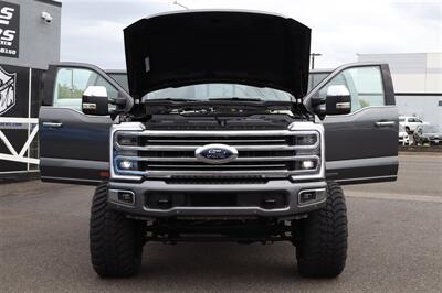 2025 Ford F-250 PLATINUM PLUSE  PLUSE GREY ON TRUFFLE LIFTED DIESEL TRUCK 4X4 LOADED - Photo 43 - Gresham, OR 97030