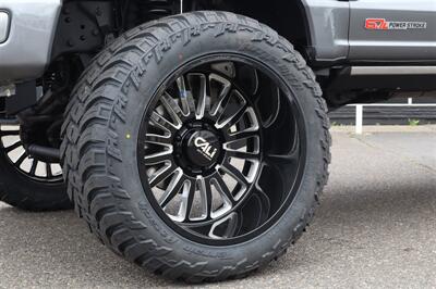 2025 Ford F-250 PLATINUM PLUSE  PLUSE GREY ON TRUFFLE LIFTED DIESEL TRUCK 4X4 LOADED - Photo 12 - Gresham, OR 97030