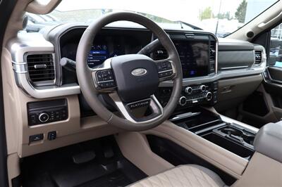 2025 Ford F-250 PLATINUM PLUSE  PLUSE GREY ON TRUFFLE LIFTED DIESEL TRUCK 4X4 LOADED - Photo 19 - Gresham, OR 97030