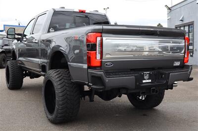 2025 Ford F-250 PLATINUM PLUSE  PLUSE GREY ON TRUFFLE LIFTED DIESEL TRUCK 4X4 LOADED - Photo 3 - Gresham, OR 97030