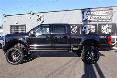 2025 Ford F-350 Platinum  LIFTED DIESEL TRUCK BLACK ON BLACK 4X4 LOADED - Photo 2 - Gresham, OR 97030