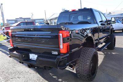 2025 Ford F-350 Platinum  LIFTED DIESEL TRUCK BLACK ON BLACK 4X4 LOADED - Photo 5 - Gresham, OR 97030