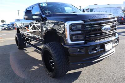 2025 Ford F-350 Platinum  LIFTED DIESEL TRUCK BLACK ON BLACK 4X4 LOADED - Photo 7 - Gresham, OR 97030