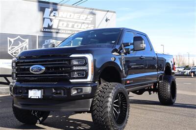 2025 Ford F-350 Platinum  LIFTED DIESEL TRUCK BLACK ON BLACK 4X4 LOADED - Photo 1 - Gresham, OR 97030
