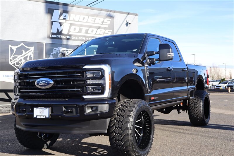 2025 Ford F-350 Platinum  LIFTED DIESEL TRUCK BLACK ON BLACK 4X4 LOADED
