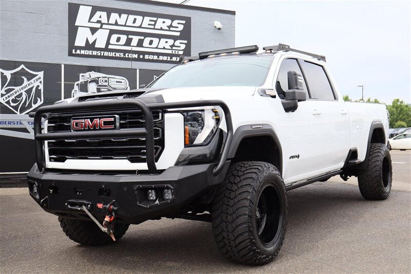 2024 GMC Sierra 3500 AT4 LONG BED  LIFTED DIESEL TRUCK 4X4 LOADED - Photo 1 - Gresham, OR 97030