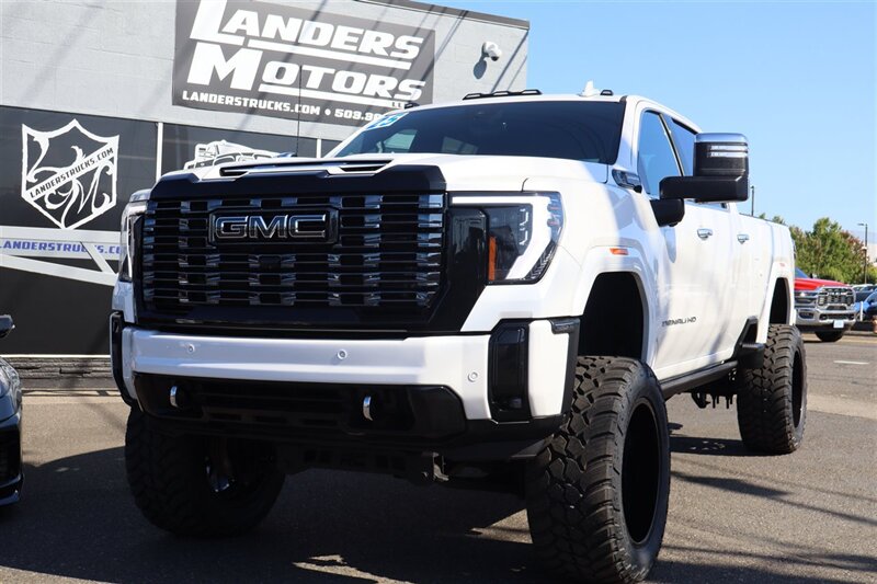 Summit White 2025 GMC Sierra 3500HD Pickup Truck Four-Wheel Drive Automatic