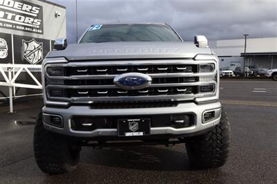 2024 Ford F-350 Platinum  LIFTED DIESEL TEMOR TRUCK 4X4 LOADED - Photo 9 - Gresham, OR 97030