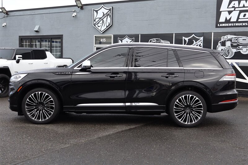 2020 Lincoln Aviator Black Label  ALL WHEEL DRIVE BLACK ON WHITE 3.0 V6