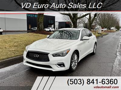 2018 INFINITI Q50 3.0T Luxe  Clean title!