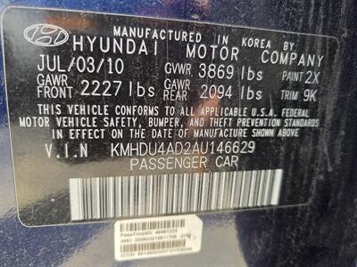 2010 Hyundai ELANTRA Blue   - Photo 17 - Philadelphia, PA 19111