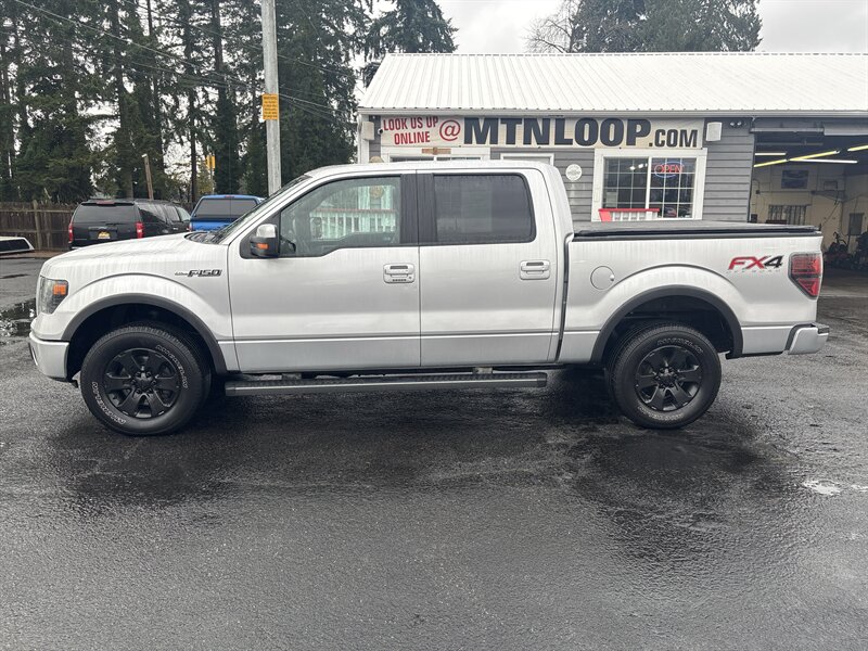 2014 Ingot Silver Metallic Ford F-150 FX4 for Sale in Marysville WA - Arlingtom WA at Mountain Loop Cars Stock 11332 VIN 1FTFW1EF9EFB88582
