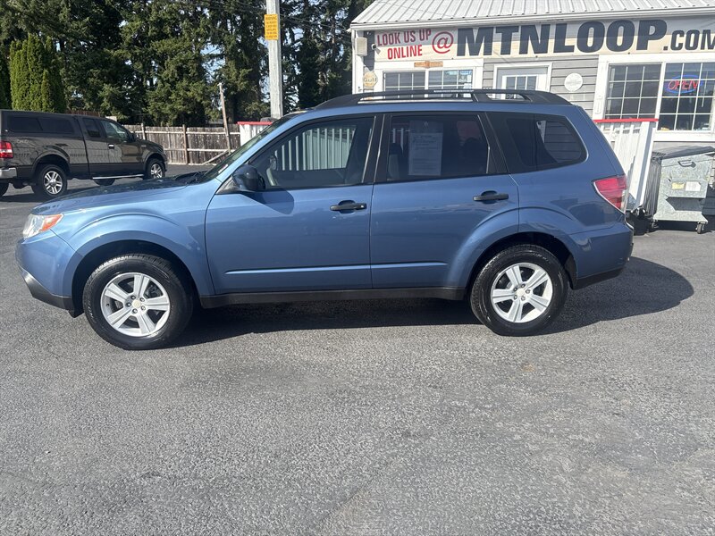 2010 Blue Subaru Forester 2.5X for Sale in Marysville WA - Arlingtom WA at Mountain Loop Cars Stock 11490 VIN JF2SH6BC6AH807056