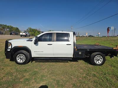 2021 GMC Sierra 3500 CREW 4X4 8FT FLATBED 6.6L GAS RUNS&DRIVES GREAT AC - Photo 4 - Woodward, OK 73801