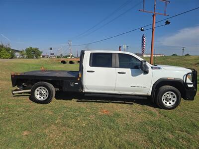 2021 GMC Sierra 3500 CREW 4X4 8FT FLATBED 6.6L GAS RUNS&DRIVES GREAT AC - Photo 3 - Woodward, OK 73801