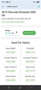 2019 Chevrolet Silverado 2500 41K ML.1OWNER CREW 8FT-BED 4X4 6.0L A/C COLD - Photo 11 - Woodward, OK 73801