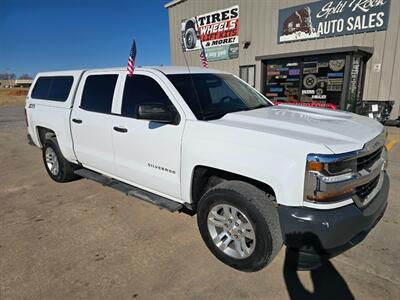 2018 Chevrolet Silverado 1500 CREW 4X4 5.3L CANOPY RUNS&DRIVES GREAT A/C BEDLINE   - Photo 1 - Woodward, OK 73801