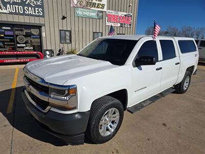 2018 Chevrolet Silverado 1500 CREW 4X4 5.3L CANOPY RUNS&DRIVES GREAT A/C BEDLINE   - Photo 2 - Woodward, OK 73801