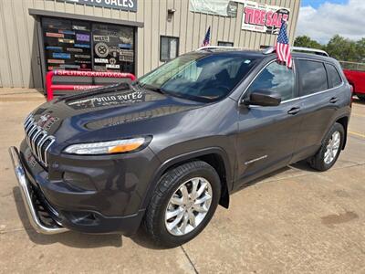 2015 Jeep Cherokee Limited 4WD LG ROOF LEATHER LOADED NEW TIRES A/C!!   - Photo 2 - Woodward, OK 73801