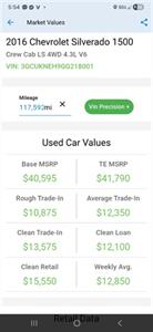 2016 Chevrolet Silverado 1500 CREW 4X4 1OWNER RUNS&DRIVES GREAT BEDLINER TOW PKG   - Photo 13 - Woodward, OK 73801