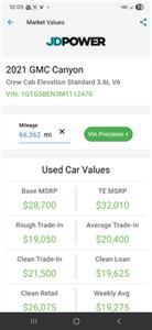 2021 GMC Canyon Elevation CREW 3.6L RUNS&DRIVES GREAT AC CAMERA   - Photo 13 - Woodward, OK 73801