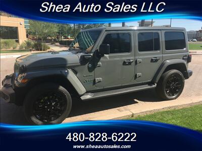 2021 Jeep Wrangler Sahara 4xe  4WD Electric-Gas