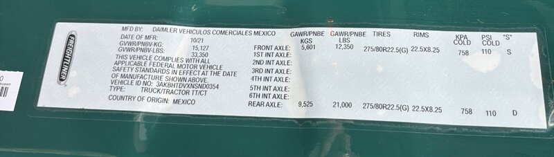 2022 Freightliner New Cascadia 116   - Photo 13 - Grand Rapids, OH 43522