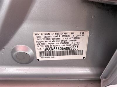 2005 Honda Accord EX V-6   - Photo 6 - Chula Vista, CA 91911