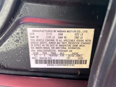 2005 Nissan Altima 2.5   - Photo 7 - Chula Vista, CA 91911