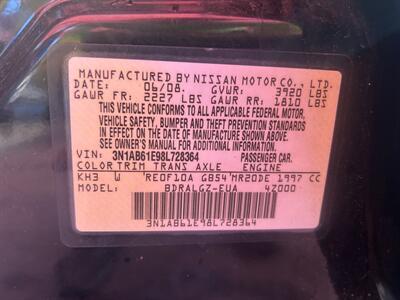 2008 Nissan Sentra 2.0 S   - Photo 7 - Chula Vista, CA 91911