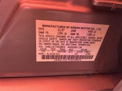 2007 Nissan Altima 3.5 SE   - Photo 7 - Chula Vista, CA 91911