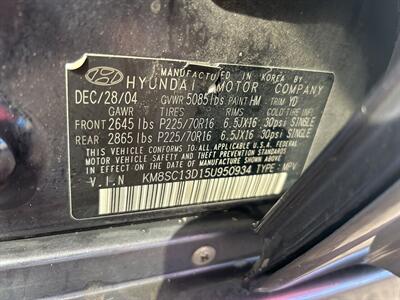 2005 Hyundai SANTA FE GLS   - Photo 6 - Chula Vista, CA 91911