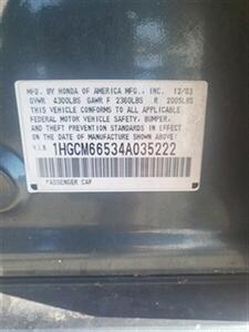 2004 Honda Accord EX V-6   - Photo 7 - Chula Vista, CA 91911