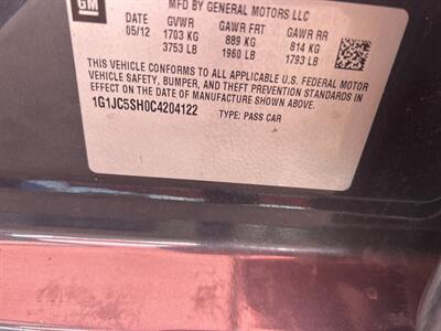 2012 Chevrolet Sonic LT   - Photo 7 - Chula Vista, CA 91911