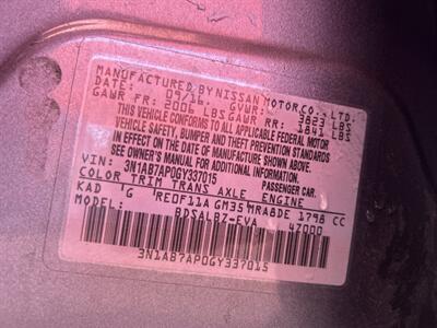2016 Nissan Sentra S   - Photo 7 - Chula Vista, CA 91911