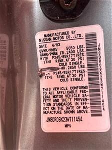 2003 Nissan Pathfinder LE   - Photo 7 - Chula Vista, CA 91911