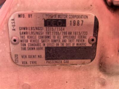 1988 Toyota Corolla Deluxe   - Photo 7 - Chula Vista, CA 91911