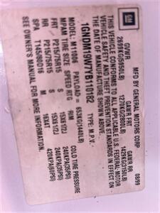 2000 Chevrolet Astro LS - Photo 7 - Chula Vista, CA 91911