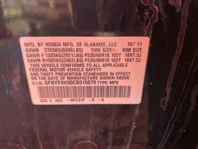 2012 Honda Pilot Touring   - Photo 7 - Chula Vista, CA 91911