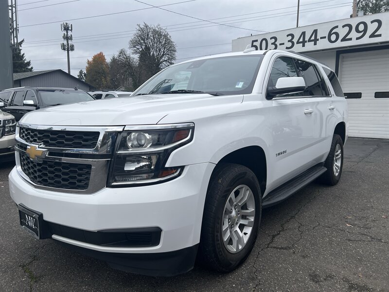 2018 Chevrolet Tahoe LT EcoTec3 5.3L V8 355hp 383ft. lbs, 4X4, AWD, Leather Interior, Cooling and Heated seats, Memory Seats, Navigation, Backup Camera, Parking Sensors, Running Boards, Power Liftgate, Power Folding Mirrors. - Photo 1 - Milwaukie, OR 97267