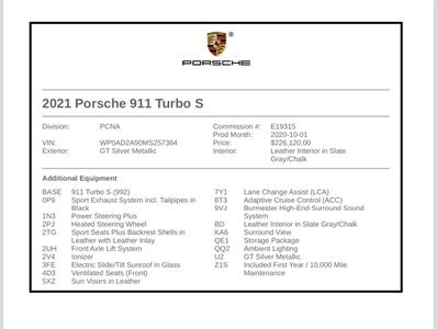 2021 Porsche 911 Turbo S   - Photo 115 - Costa Mesa, CA 92626