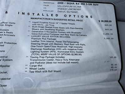 2008 Lexus RX 350 AWD - Photo 43 - Gresham, OR 97030