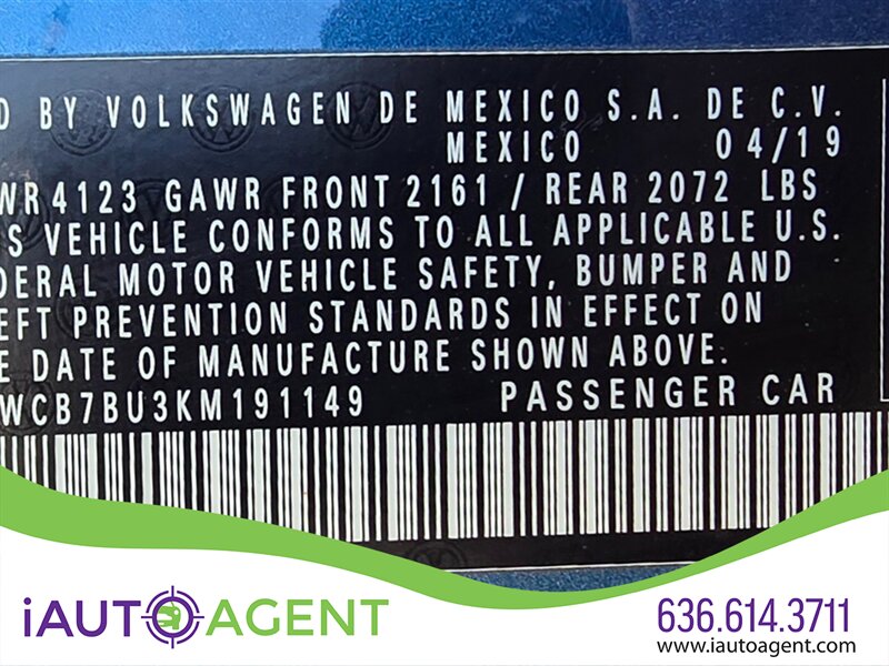 2019 Volkswagen Jetta S  