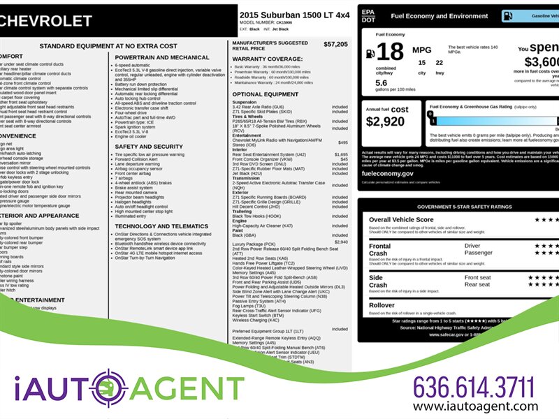 2015 Chevrolet Suburban LT  