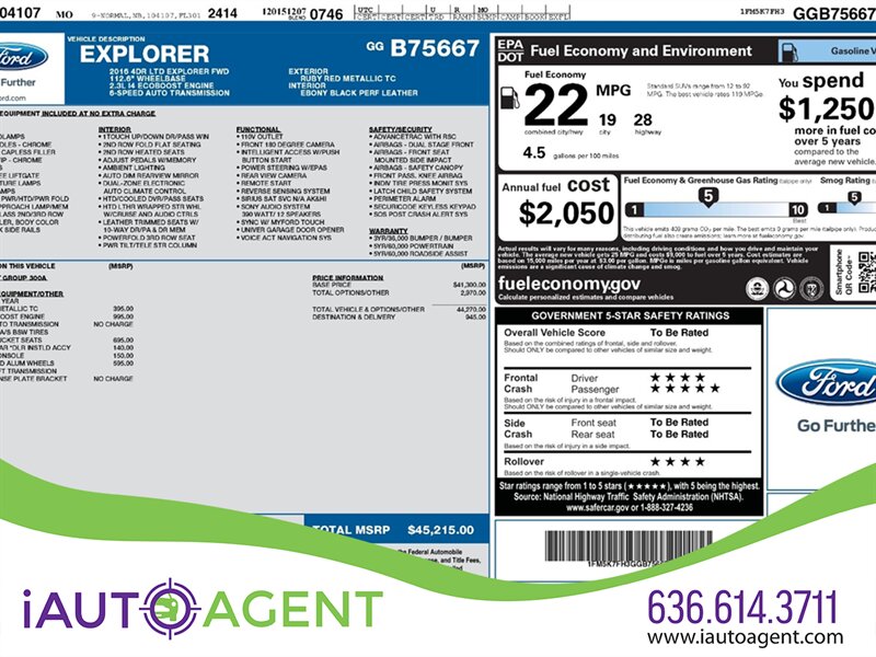 2016 Ford Explorer Limited  