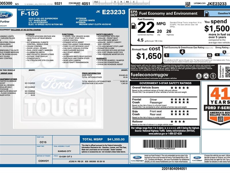 2018 Ford F-150 XLT  