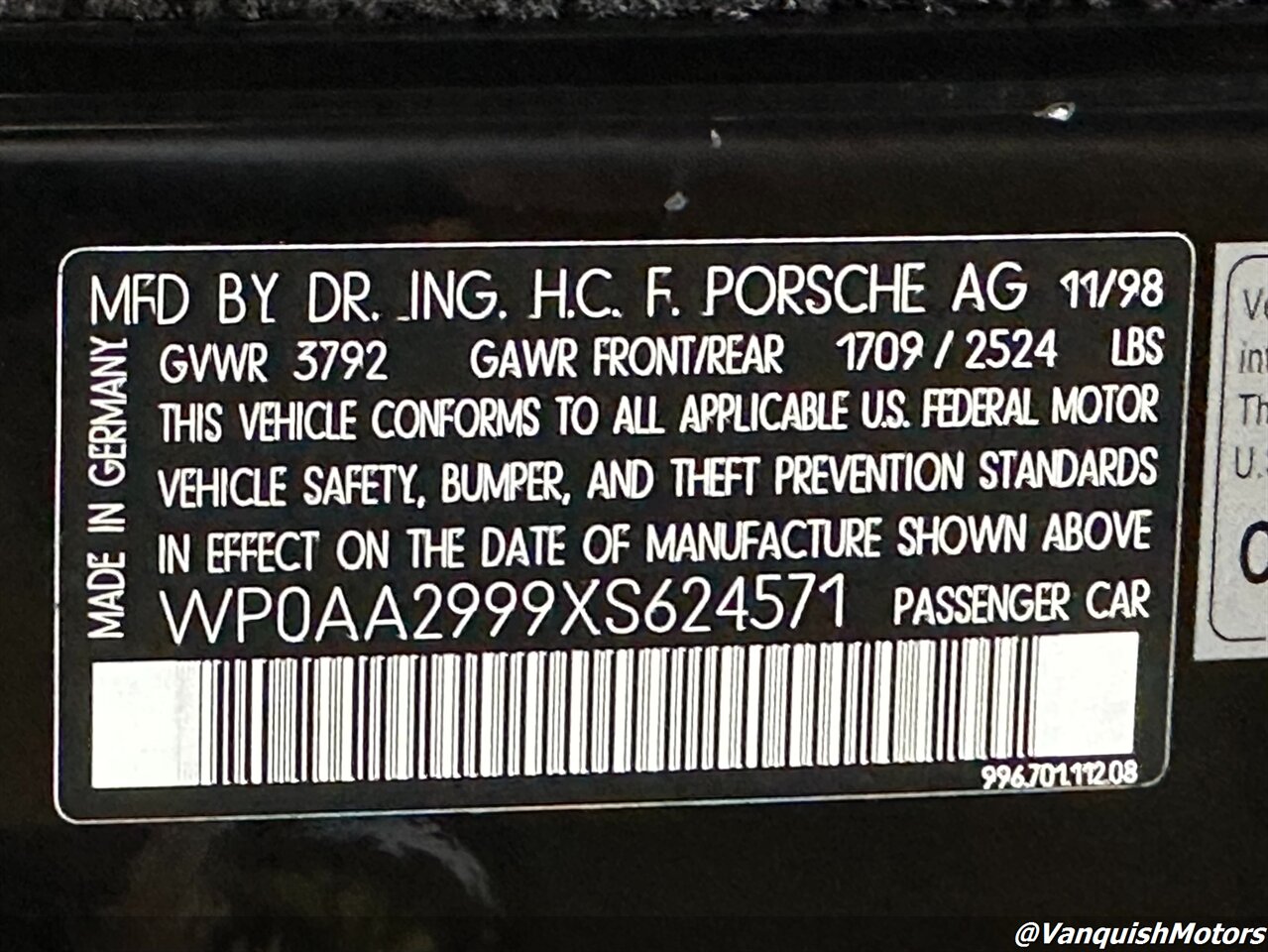 1999 Porsche 911 996 FACTORY AERO PKG   - Photo 26 - Concord, CA 94520