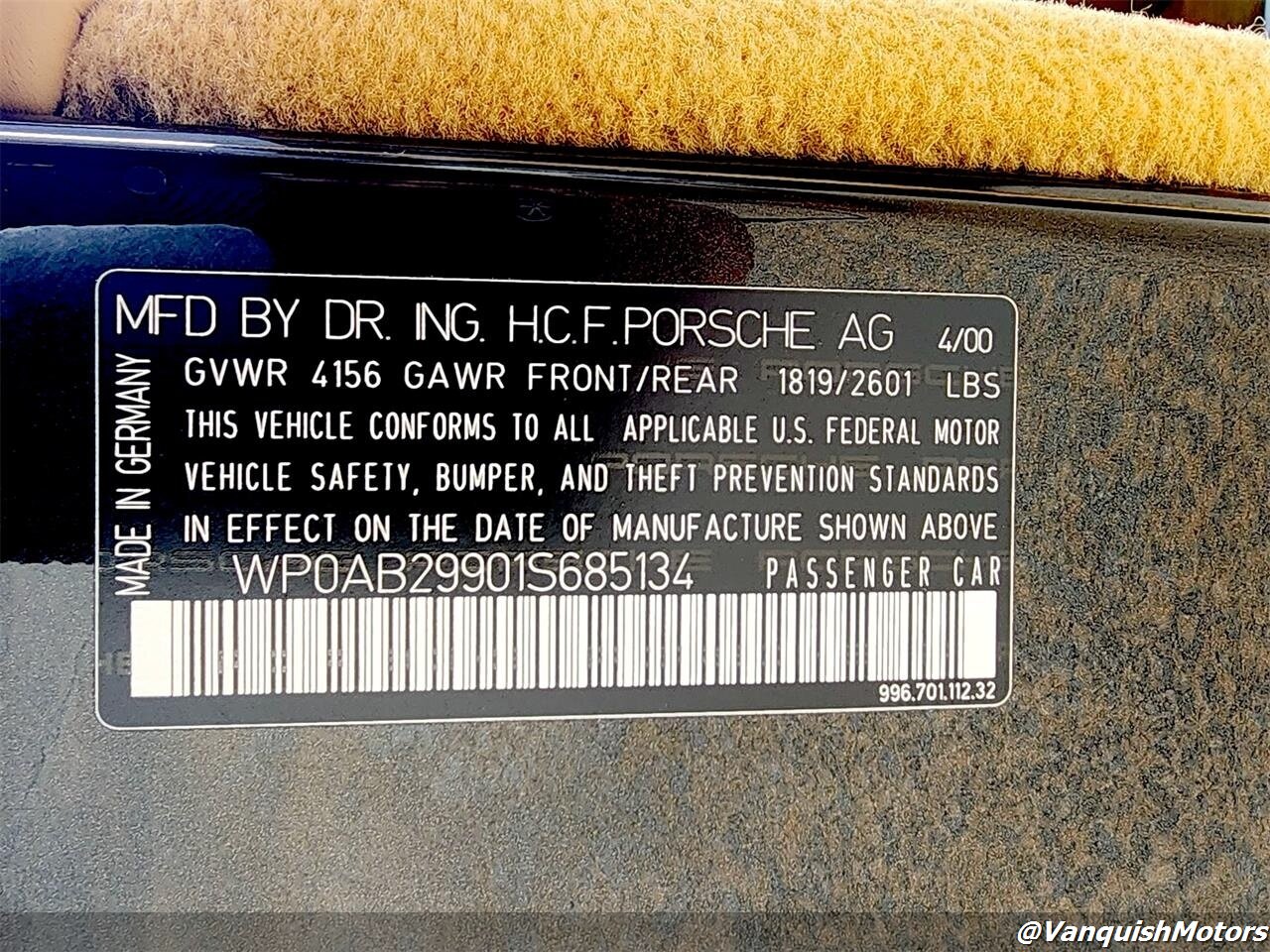 2001 Porsche 911 996 TURBO * MANUAL * ONLY 28K MILES *   - Photo 9 - Concord, CA 94520