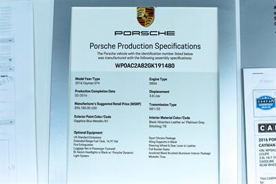2016 Porsche Cayman GT4 - Photo 85 - Ivyland, PA 18974
